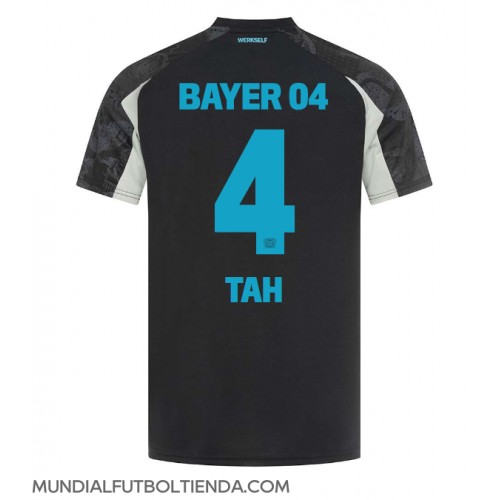 Camiseta Bayer Leverkusen Jonathan Tah #4 Tercera Equipación Replica 2024-25 mangas cortas